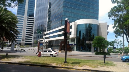 They have a lot of electronic signs