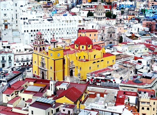 A kaleidoscope of colour in Guanajuato, Mexico