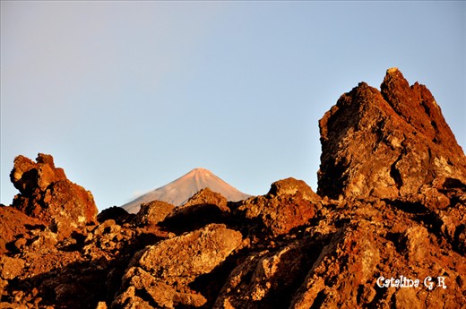Last sunlight Teide