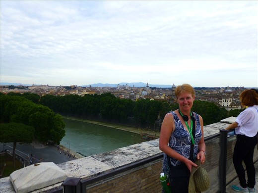 Rome from the top of Castel Sant Angelo