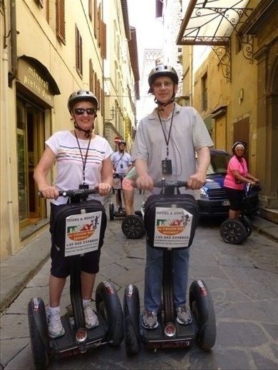 On our Segways in Florence