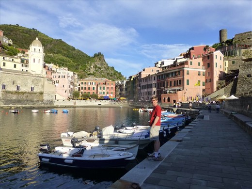 The harbour at Vernazza