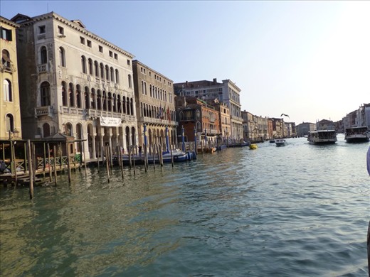 First view of Venice from the ferry