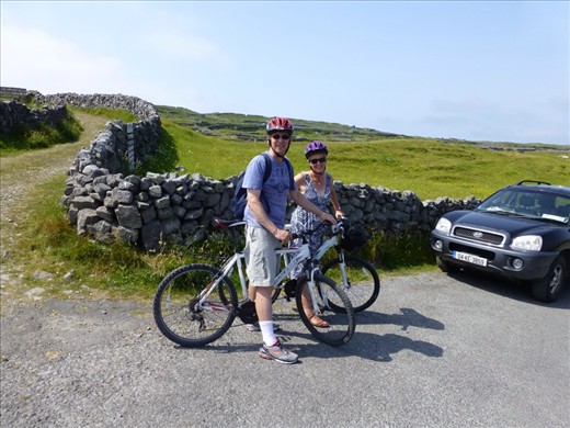 Cycling around Aran islands