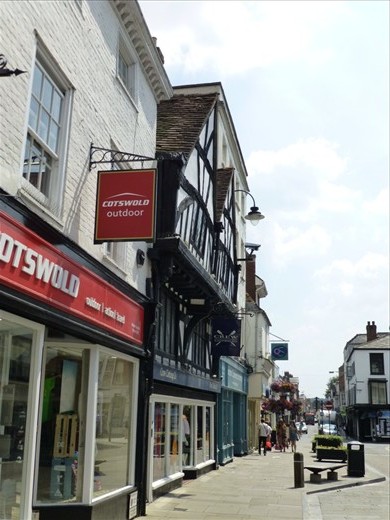 Salisbury. Note the lean on the house and rthe flowers