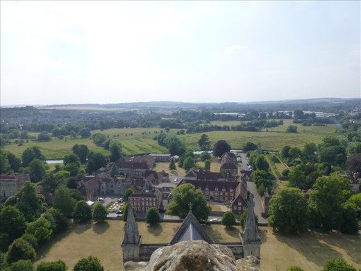 From the top of the cathedral