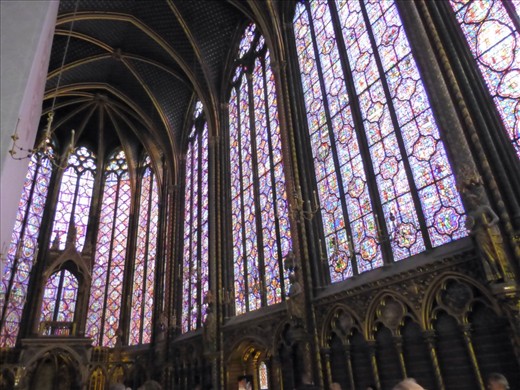 Sainte Chappelle and the photo does not do it justice
