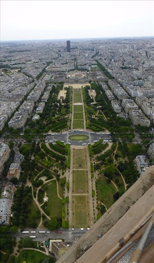 From the top of the Eiffel Tower