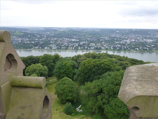 View of the Rhine from the castle at Bonn