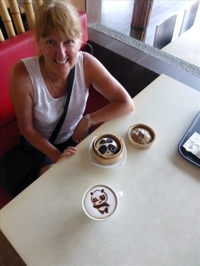 Panda paws and coffee