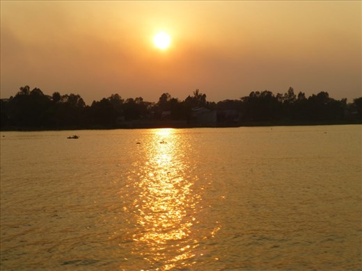 Sunset at Chau Doc