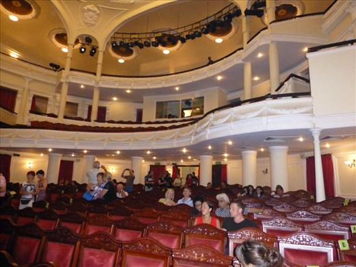 Ian & Deb in the audience at the Opera House