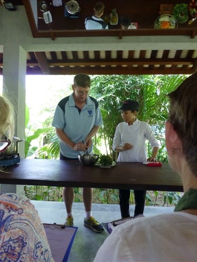 Ian the star guinea pig - and he did well