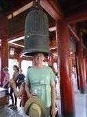 Ian at the Temple of Literature under a bell: by europe2013, Views[795]