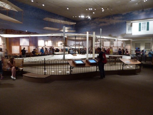 The plane the Wright brothers flew