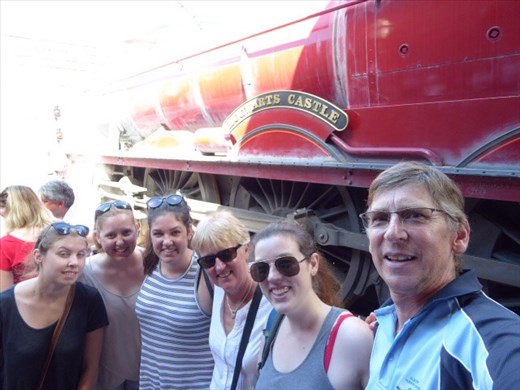 On the Hogwarts express 