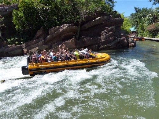 Water rides at Orlando 