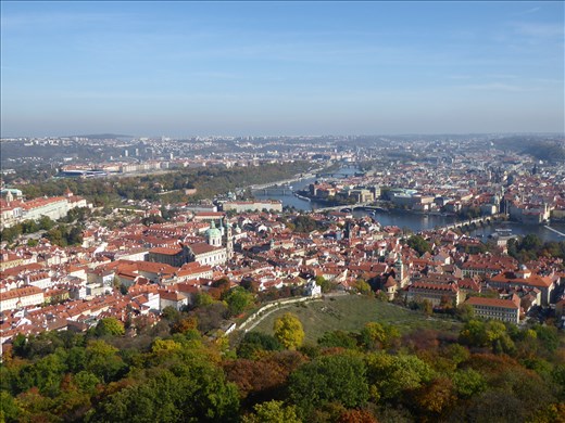 View of Prague from the Petrin tower