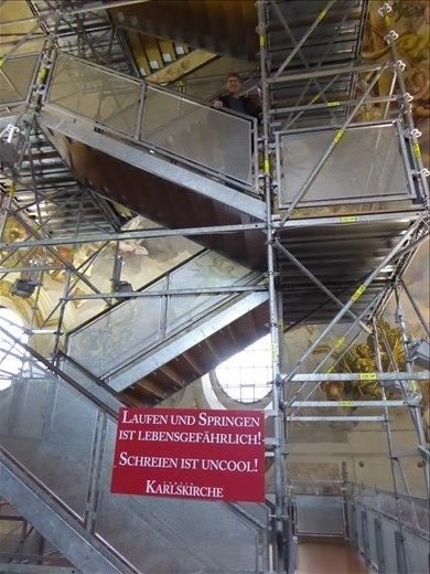 It wasn't just me that thought it was scary - the sign saying 