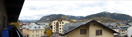 The view of the hills and Lake Zell 