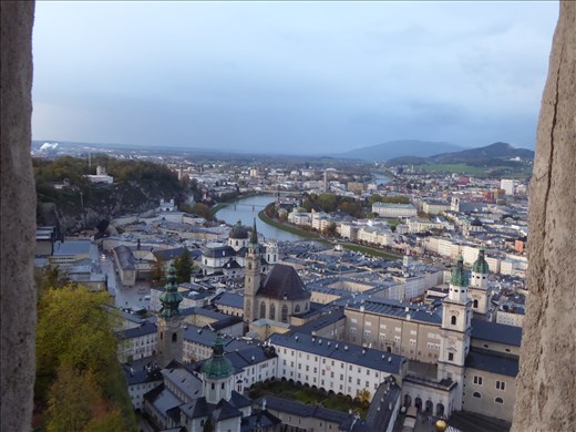 Views of Salzburg from the Castle (and dinner)