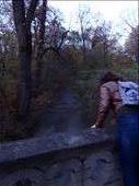 Brydie and Ian playing Pooh Sticks in the Englisher Garten: by europe2013, Views[810]