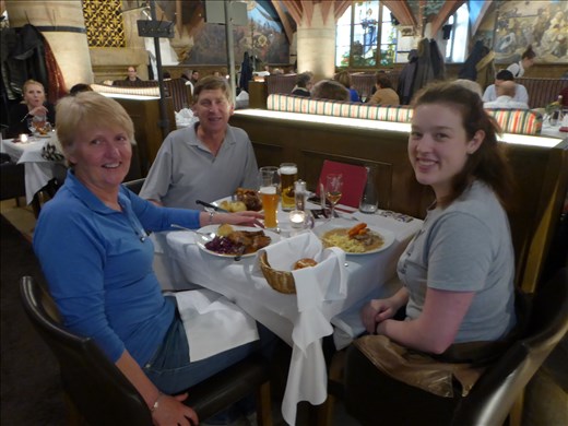 Lovely dinner - last night