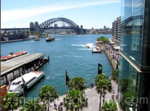 Views of the harbour from the Cahill Expressway