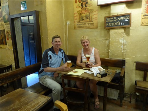 A quaint little bar we found - love my glass