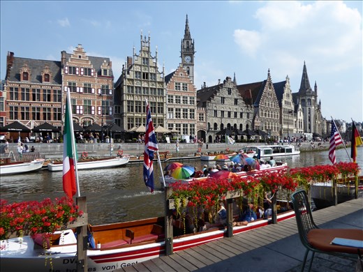 Picturesque beer drinking