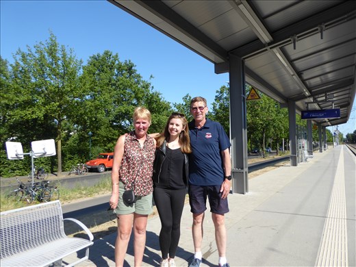 Kerstin on her way back to Bonn