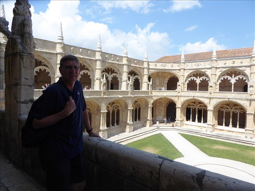 Ian at the Jerominos monastery
