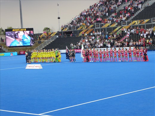 The Australians ready to go