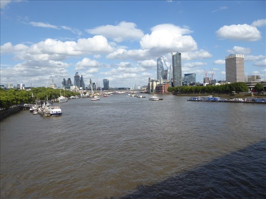 A view from Waterloo bridge