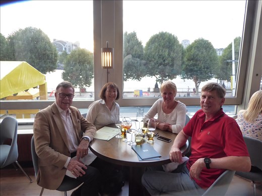 Out to tea (using for Tuesday as no photos and we spent the morning with Carol and Adrian)