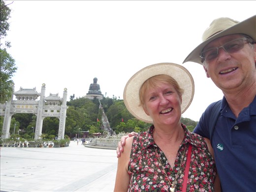 At the Buddha on Lantau