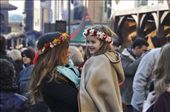 Big and small dress up for the medieval festival in Plaza de Torico in Teruel: by evabarton, Views[666]