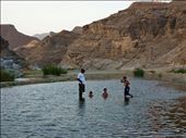 This Omani family is getting a refreshment from the 47°C in one of the many Wadis. 