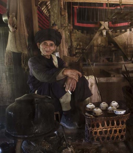 A Wa Elder in the Lodge