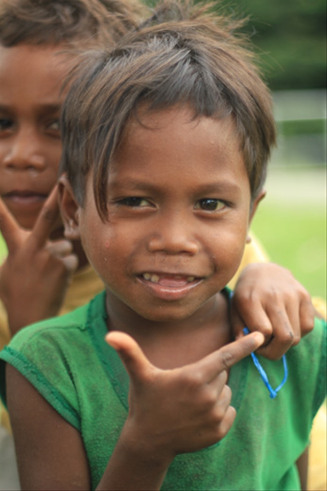 despite of their circumstances they keep on smiling