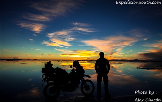 The sky paints itself on the floor providing a feeling of another world-Colombia
