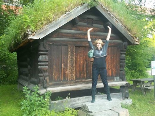 At the Norwegian Folk Museum - I highly recommend visiting this museum!