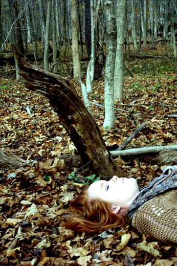 Girl in the woods Sunbury Ohio