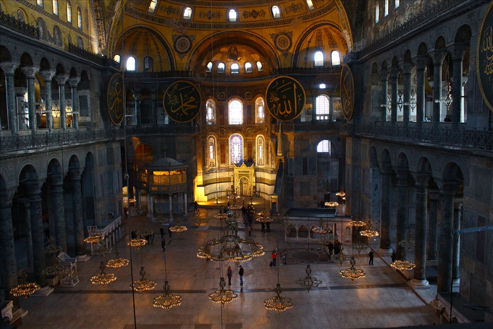 Two religions, one place; Hagia Sophia
