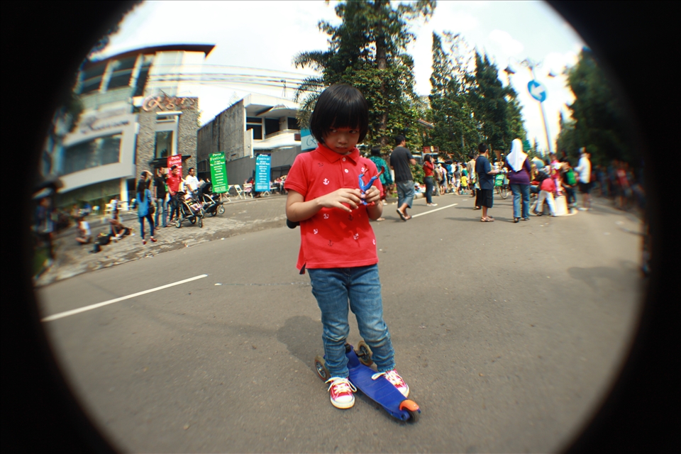 This is a beautiful child from indonesia