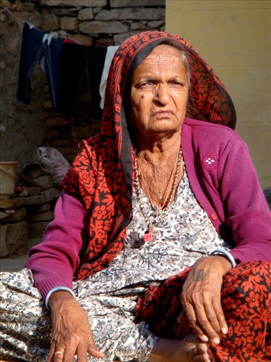 This woman was very much interested in conversing with us. However, the language barrier prevented it. Still, I thought her face told us everything.