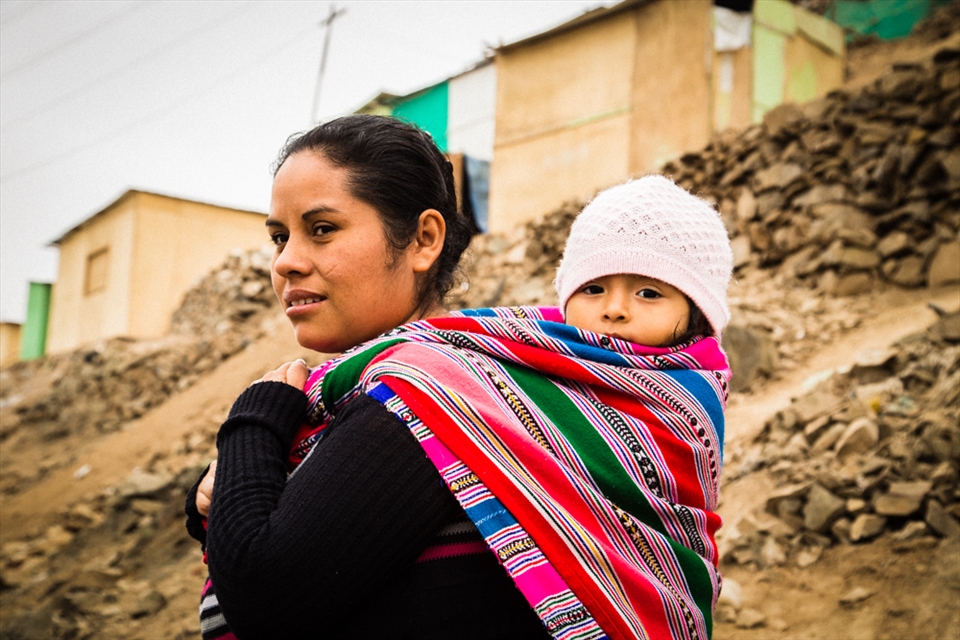 Mother and her child