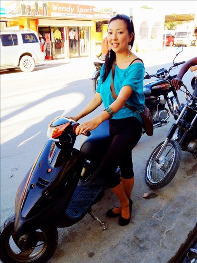 my scooter. I miss it in punta cana.