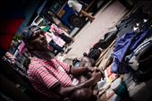 Muthukumara, the cobbler, says mending shoes is the only job he has ever done. Although the trade has been in the family for three generations, he hopes it ends with him. He wants his three daughters to find good jobs that, hopefully, pay more than the Rs. 1000 (US$8) he makes in a day.: by fahad_farook, Views[471]