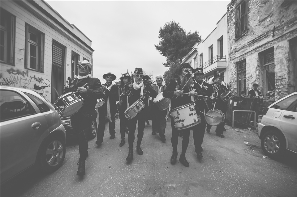 The entrance of the carnival leaders